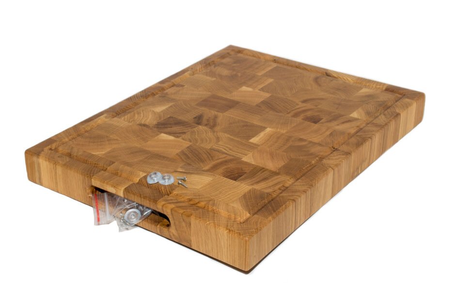 Schneidebrett aus Eichenholz 45x30x4