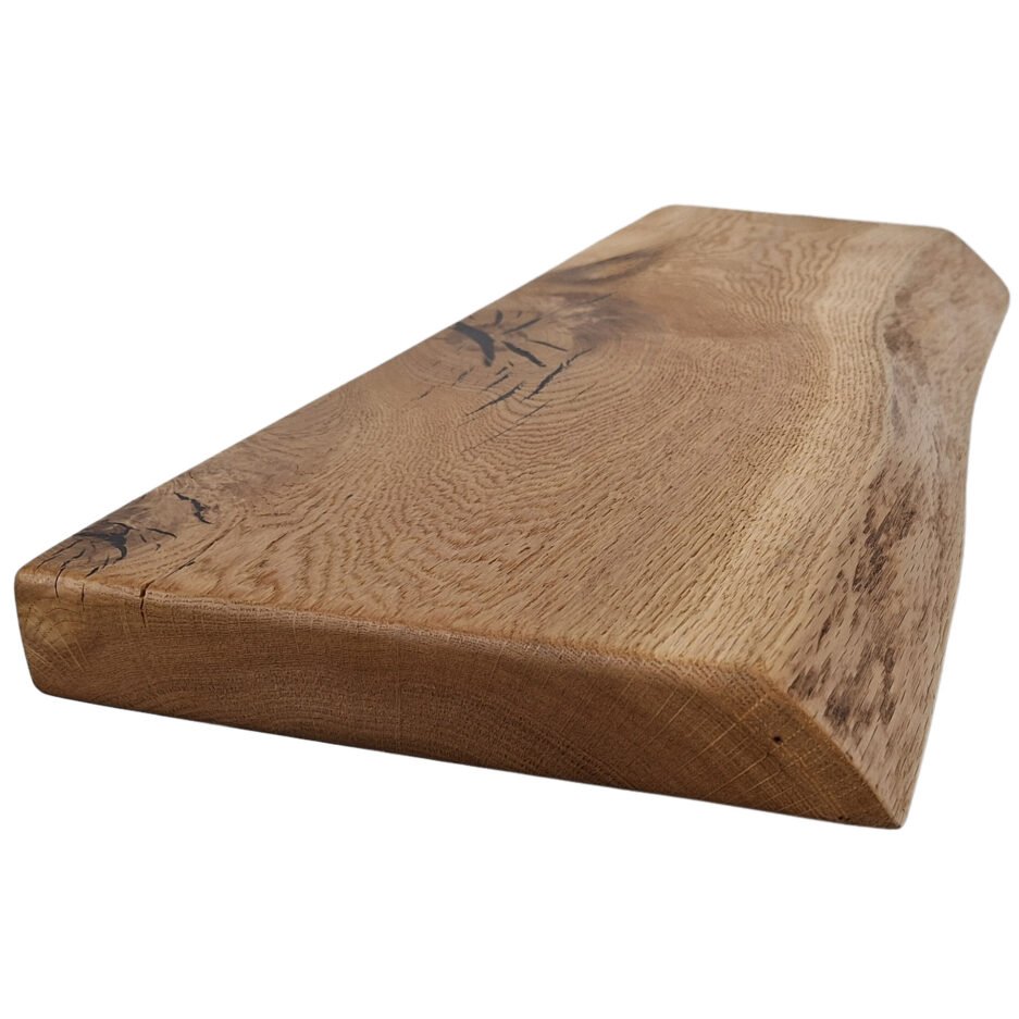 Wandregal aus Eichenholz 60×23