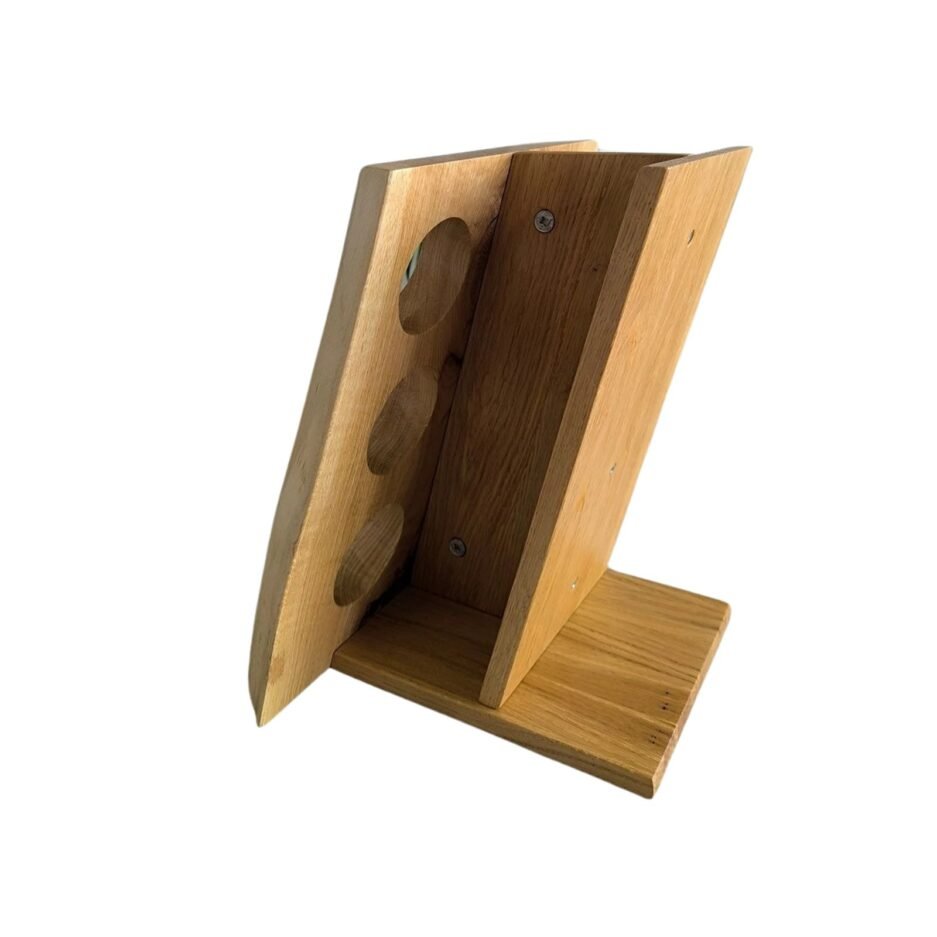 Weinregal „Elegance“ – Ein Meisterwerk aus massivem Eichenholz (Für 6 Flaschen)