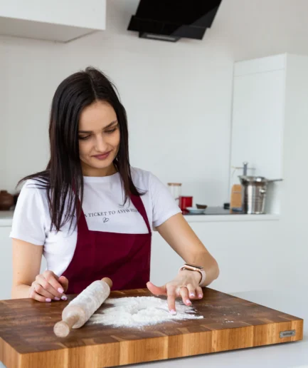 Eichenholz Stirnholz Schneidebrett 60x40 cm — Handgefertigte Küchenplatte mit Leinöl-Schutz gegen Wasser, Pilze & Flecken Eichen-Schneidebrett 60x40 cm
