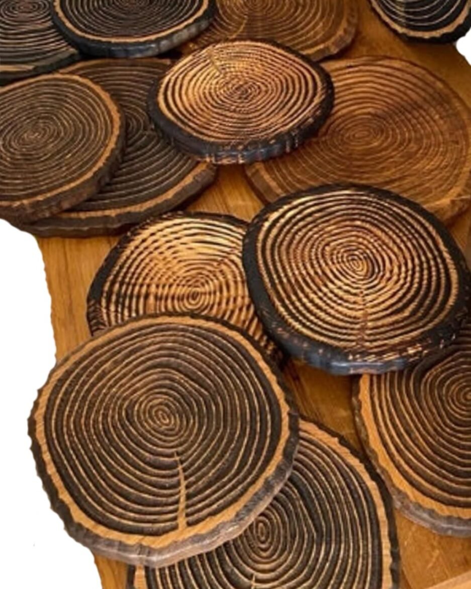 Rundes Schneidebrett aus Massivholz (28x2 cm) mit Naturöl-Finish | Handgefertigt in Deutschland | Langlebig & Hygienisch
