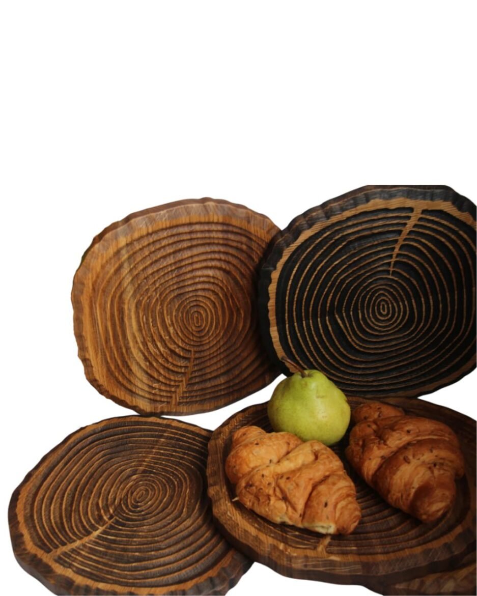 Rundes Schneidebrett aus Massivholz (28x2 cm) mit Naturöl-Finish | Handgefertigt in Deutschland | Langlebig & Hygienisch