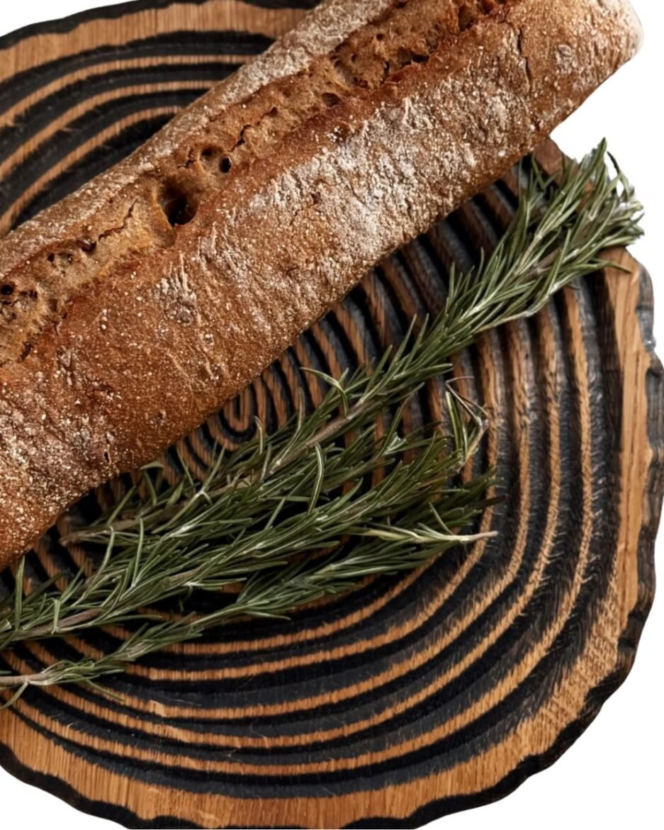 Rundes Schneidebrett aus Massivholz (28x2 cm) mit Naturöl-Finish | Handgefertigt in Deutschland | Langlebig & Hygienisch