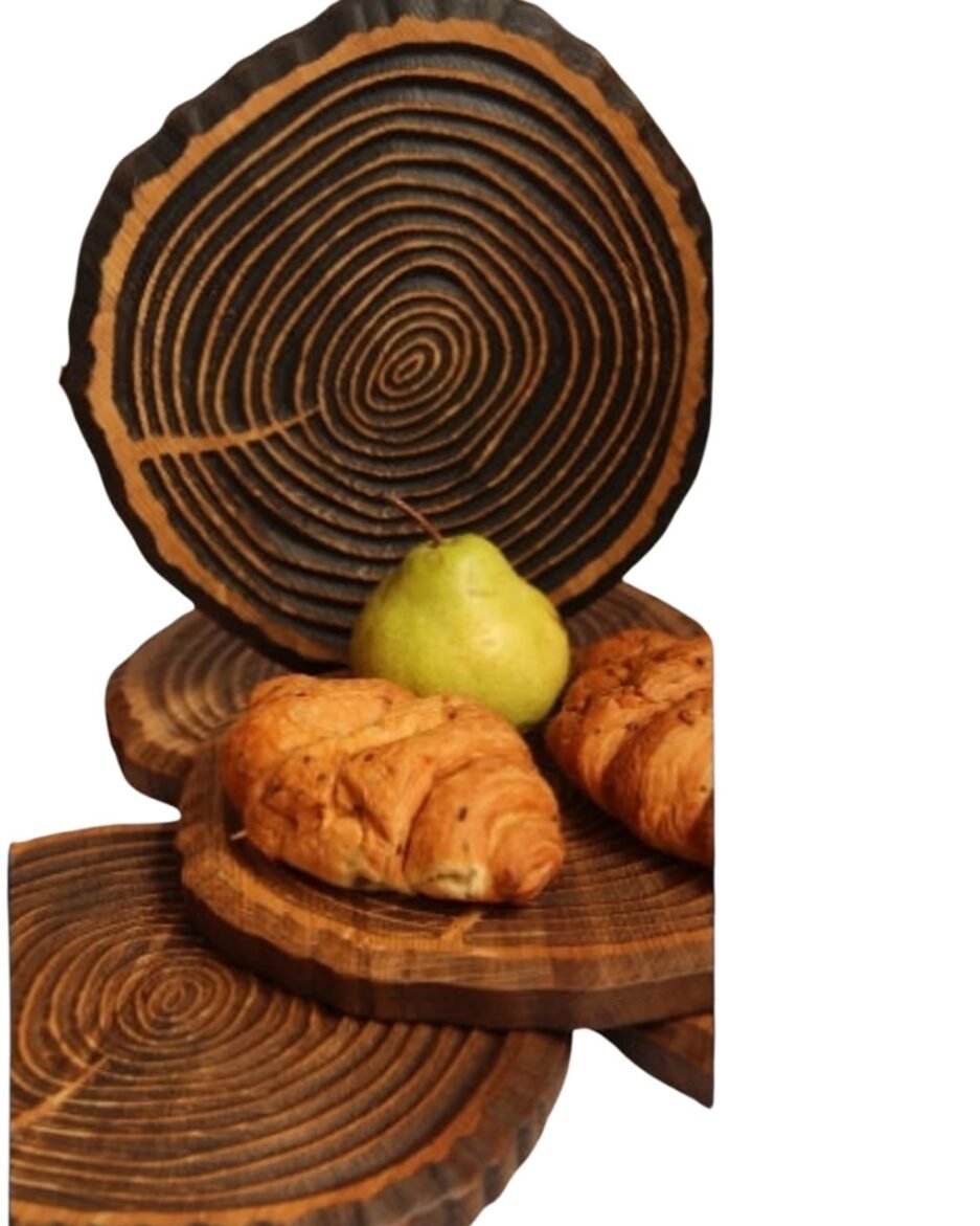 Rundes Schneidebrett aus Massivholz (28x2 cm) mit Naturöl-Finish | Handgefertigt in Deutschland | Langlebig & Hygienisch