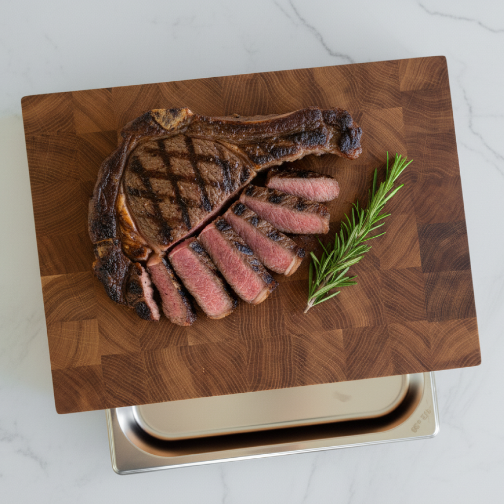 Professionelles Eschenholz-Schneidebrett mit Gastro-Schublade 30x40 cm — Exklusiv bei Massiv-Holztische.de Professionelles Eschenholz-Schneidebrett mit Gastro-Schublade 30×40 cm