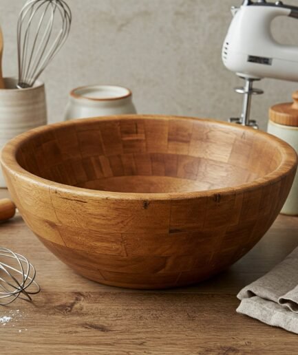 Massive Eichenholz-Teigschüssel (40x13,5 cm) | Handgefertigt in Deutschland | Mit Naturöl-Finish & Antibakterieller Oberfläche Massive Eichenholz-Teigschüssel (40x13,5 cm) | Handgefertigt in Deutschland | Mit Naturöl-Finish & Antibakterieller Oberfläche