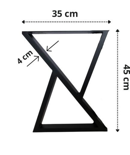 Homtone Tischbeine Metall Tischgestell – Stilvolles & Robustes X-Design für Ihre DIY-Projekte Homtone X-förmige Tischbeine aus Metall – Set aus 2 Stück