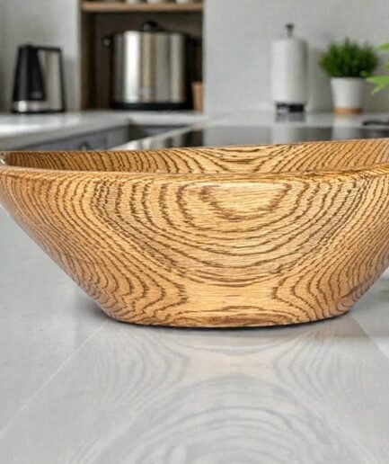 Massive Holzschalen aus Eiche | Eiche Holzschale | Handgefertigte Schale aus Eichenholz