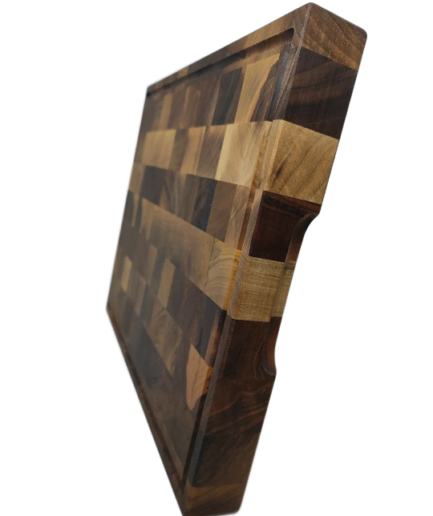 Stirnholz Schneidebrett aus Nussbaum mit Saftrille 40х30 | Nussbaum Schneidebrett mit Auffangrinne Stirnholz Schneidebrett aus Nussbaum mit Saftrille 40х30 | Nussbaum Schneidebrett mit Auffangrinne