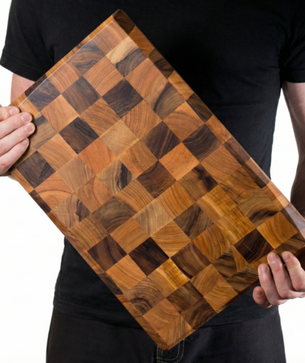 Stirnholz Schneidebrett aus Nussbaum | Nussbaum Stirnholz Schneidebrett | 45x34 cm Stirnholz Schneidebrett aus Nussbaum | Nussbaum Stirnholz Schneidebrett | 45x34 cm