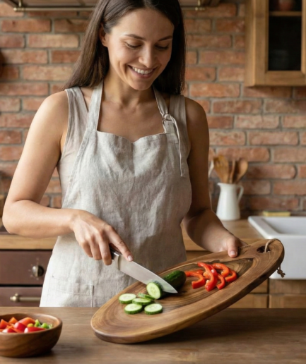 Schneidebrett aus Nussbaumholz | 38 х 17