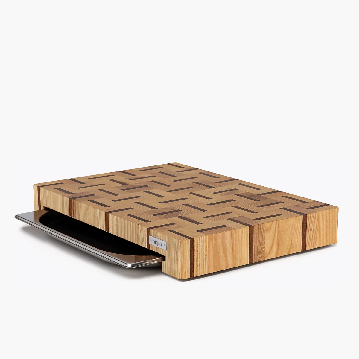 Schneidebrett mit Schublade aus Esche & Sapeli 40х30: Genial praktisch für Ihre Küche Schneidebrett mit Schublade aus Esche & Sapeli 40х30: Genial praktisch für Ihre Küche