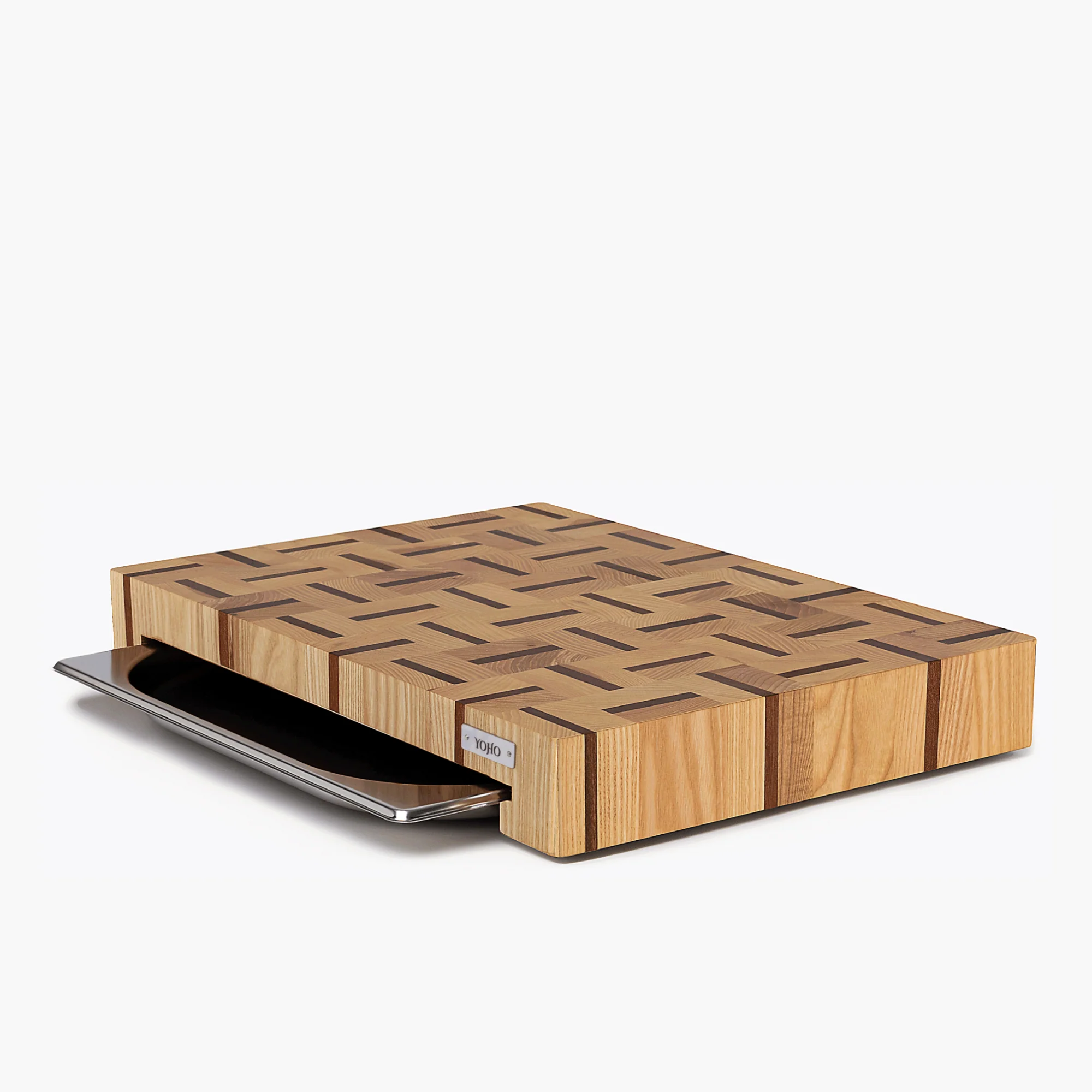 Schneidebrett mit Schublade aus Esche & Sapeli 40х30: Genial praktisch für Ihre Küche Schneidebrett mit Schublade aus Esche & Sapeli 40х30: Genial praktisch für Ihre Küche