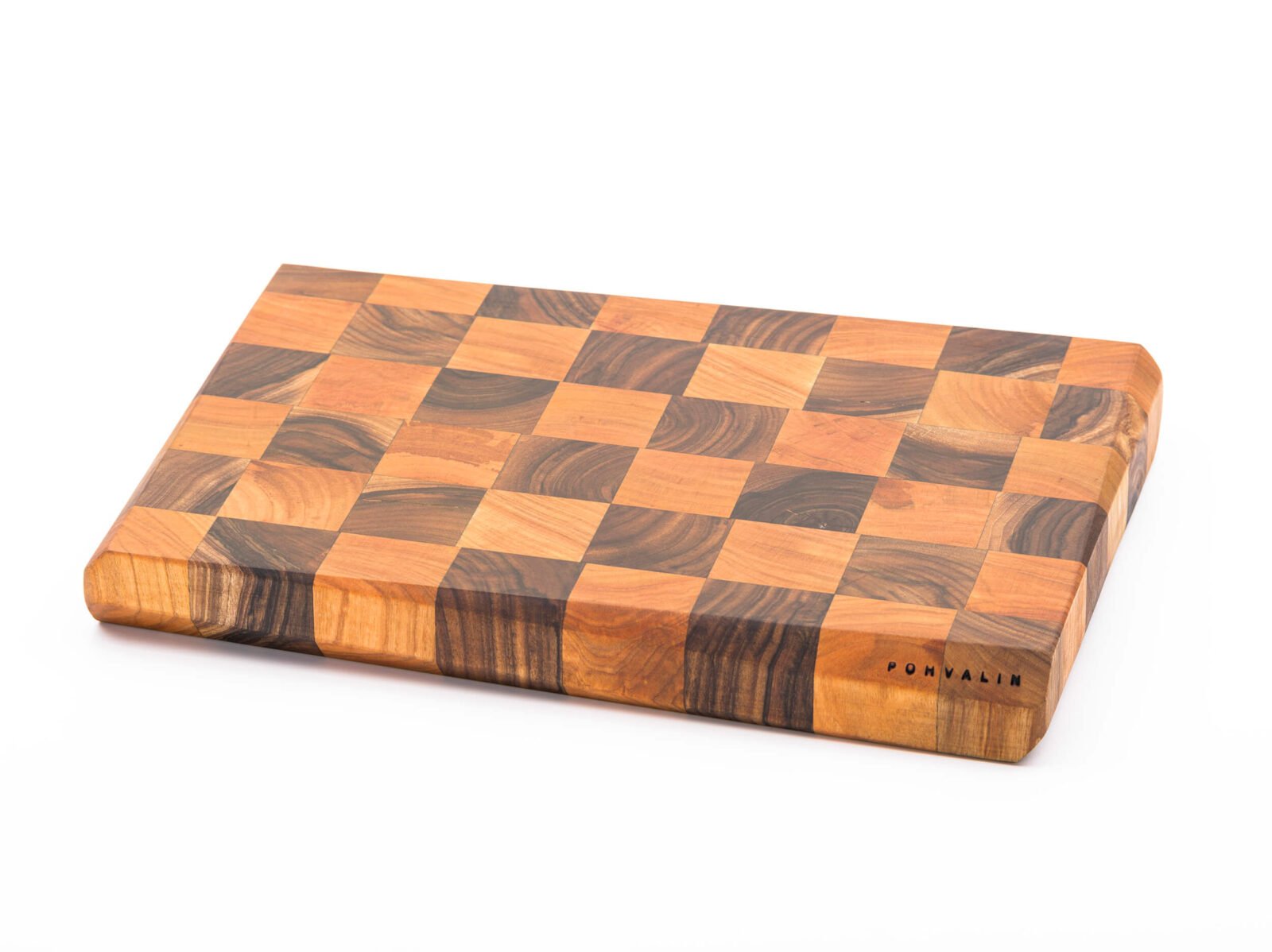 Stirnholz Schneidebrett aus Nussbaum | Kompaktes Nussbaum Brett | 25×35 cm Stirnholz Schneidebrett aus Nussbaum | Kompaktes Nussbaum Brett | 25×35 cm