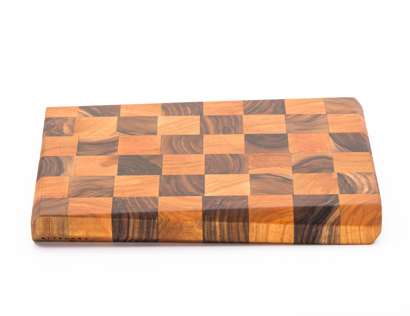 Stirnholz Schneidebrett aus Nussbaum | Kompaktes Nussbaum Brett | 25×35 cm Stirnholz Schneidebrett aus Nussbaum | Kompaktes Nussbaum Brett | 25×35 cm