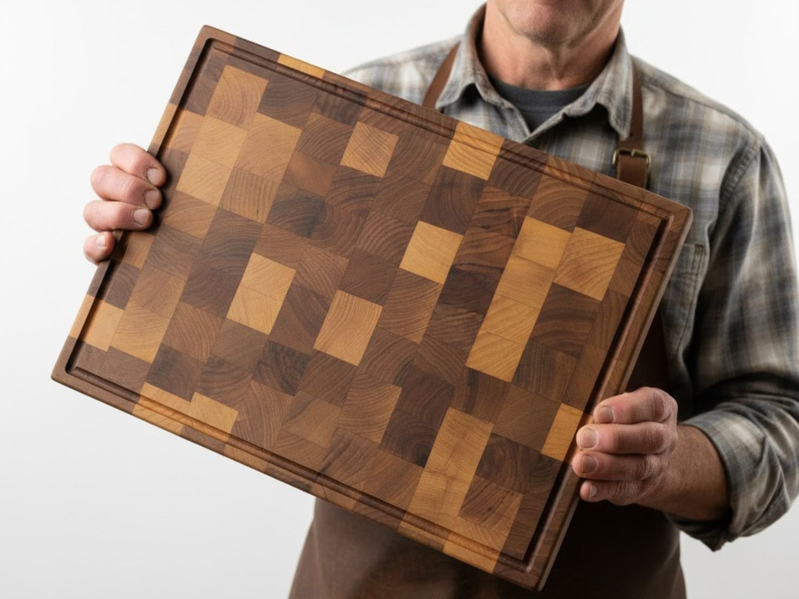 Главная Stirnholz Schneidebrett aus Erle 40х30