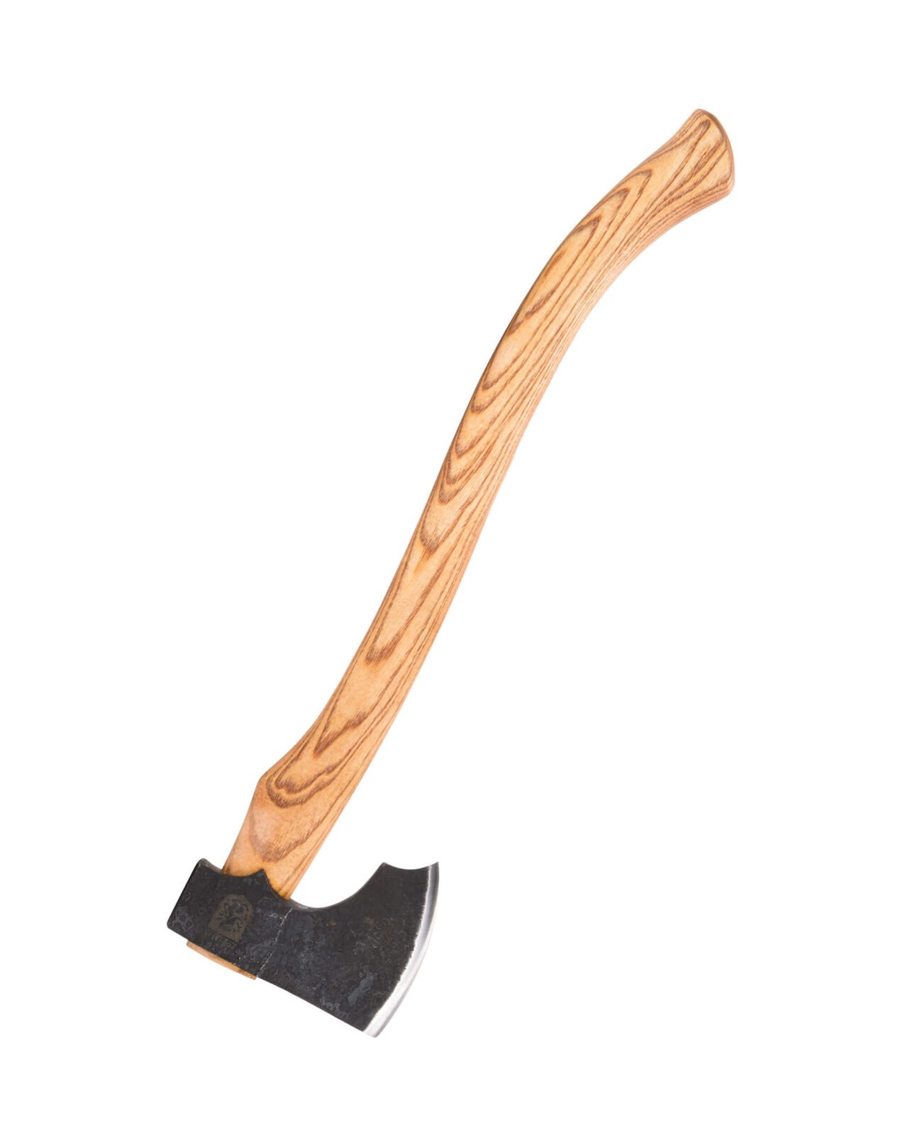 Handgeschmiedete Axt X3 — Kohlenstoffstahl, Eschenstiel und Leder-Schultertrageschlaufe, Handmade in Ukraine Handgeschmiedete Axt X3 — Kohlenstoffstahl, Eschenstiel und Leder-Schultertrageschlaufe, Handmade in Ukraine