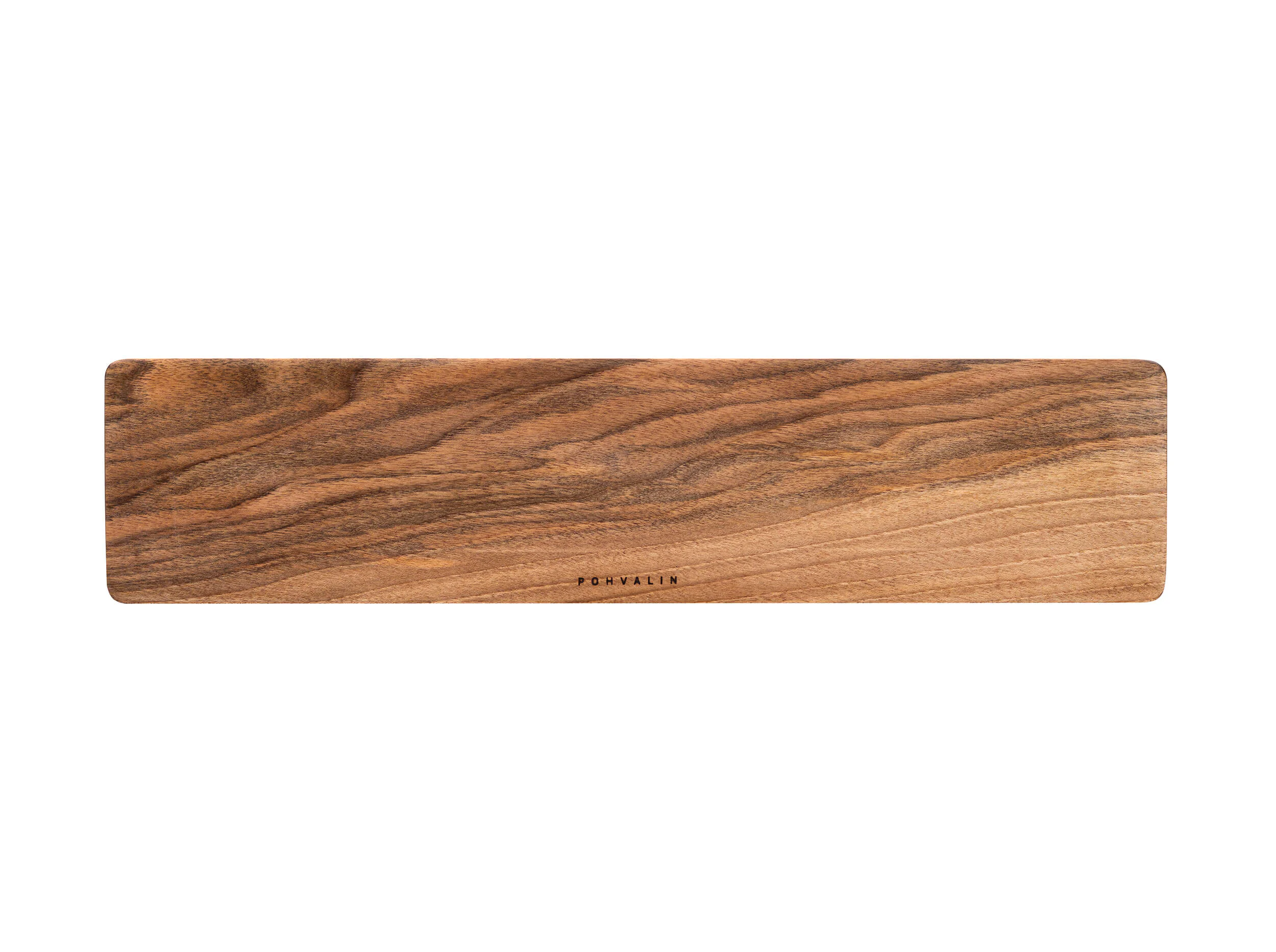 Magnetische Messerleiste aus Nussbaum | Massivholz | Wandmontage