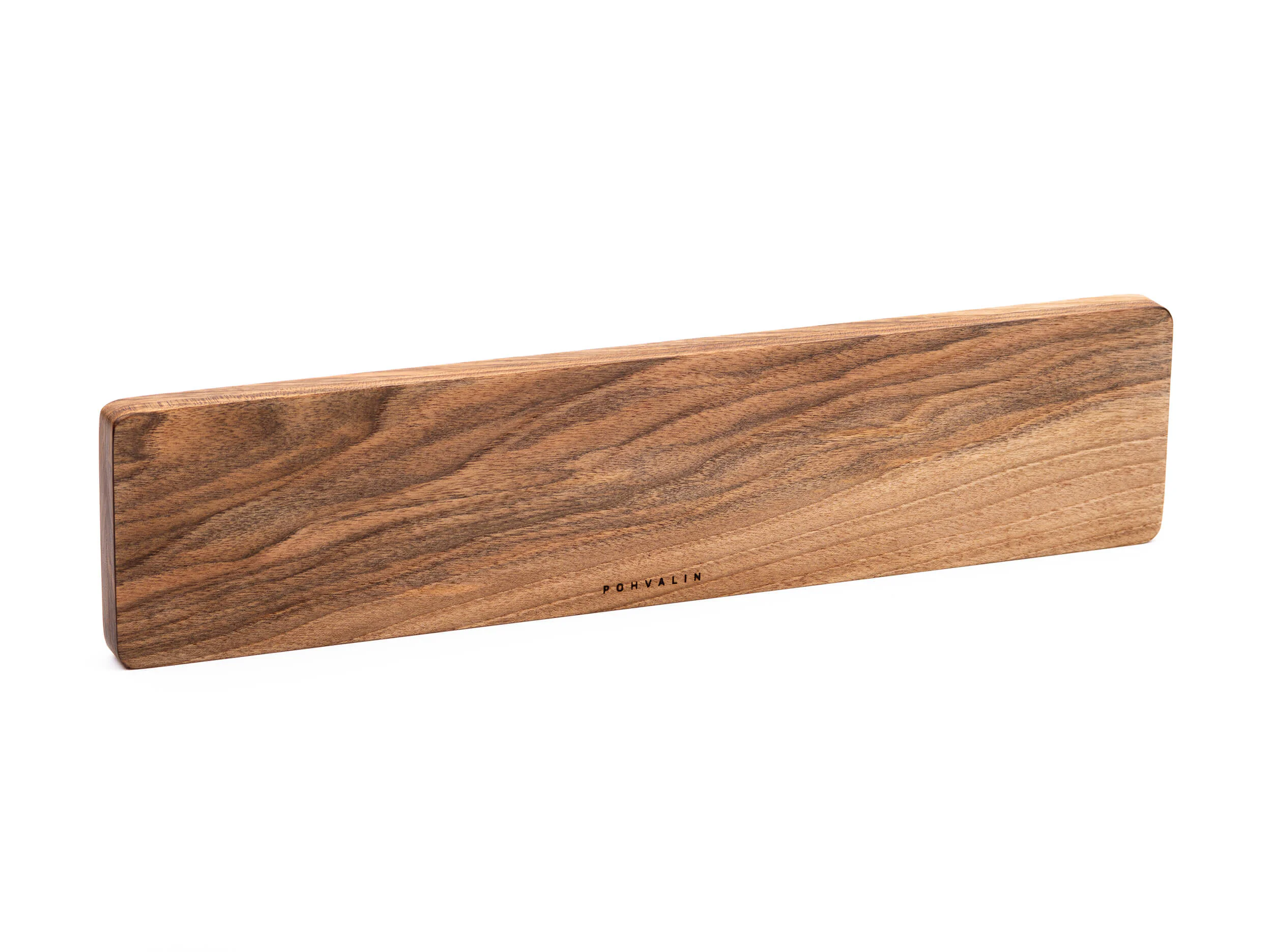Magnetische Messerleiste aus Nussbaum | Massivholz | Wandmontage